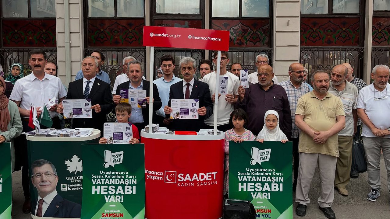 Samsun’da Üç Partiden Uyuşturucuya Karşı Ortak Çağrı
