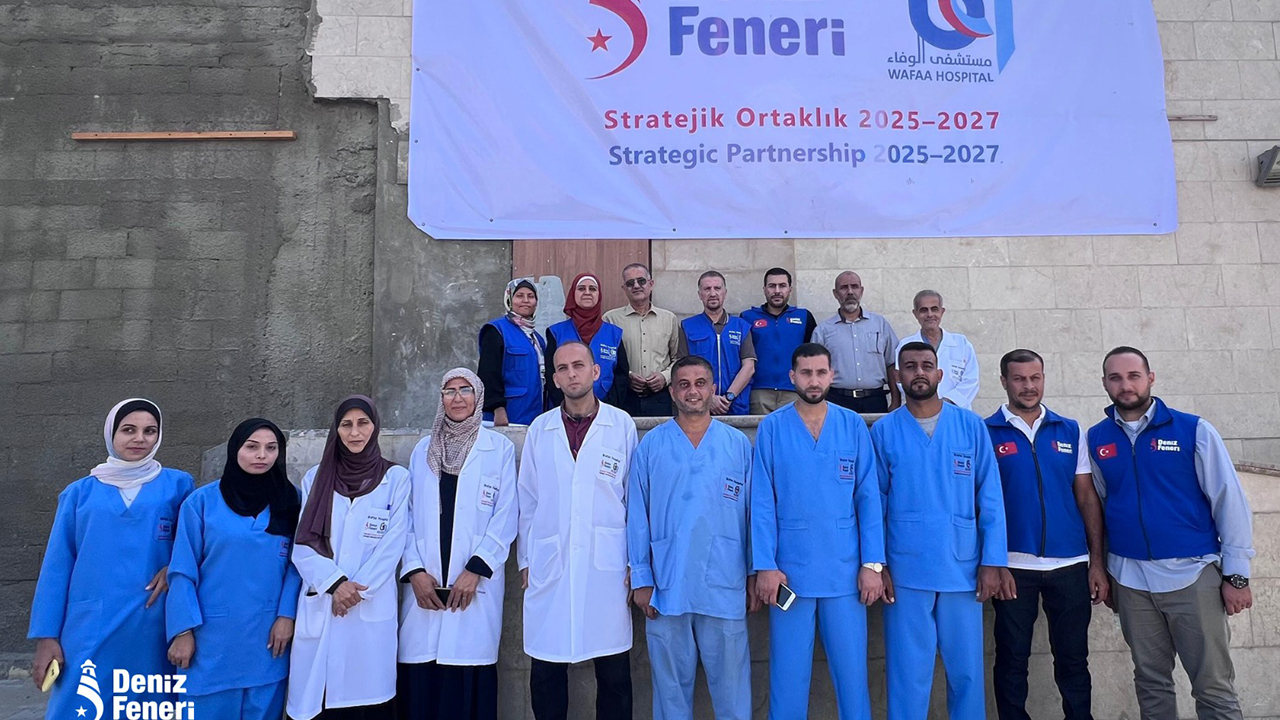 Deniz Feneri, Gazze'deki Sağlık Krizi İçin El-Vefa Hastanesi ile İş Birliği Yaptı