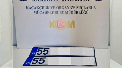 Samsun'da Sahte Plaka Operasyonu: 1 Gözaltı