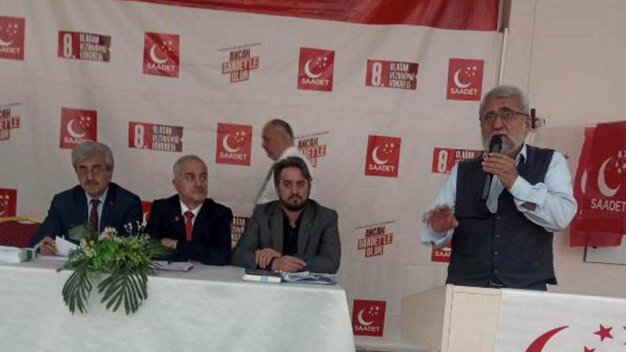 Saadet Partisi Vezirköprü'de Veysel Bozdemir Yeniden İlçe Başkanı Seçildi