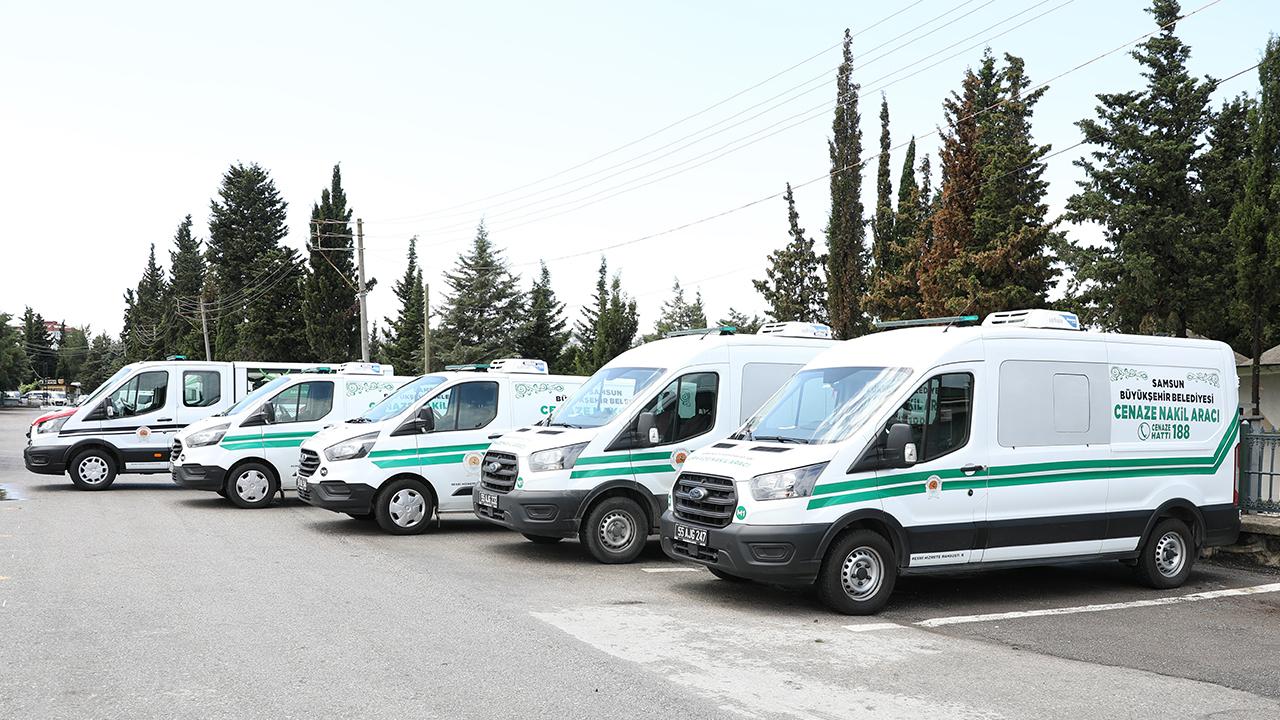 Samsun Büyükşehir'den Cenaze Yakınlarına Ulaşım ve Taziye Çadırı Desteği
