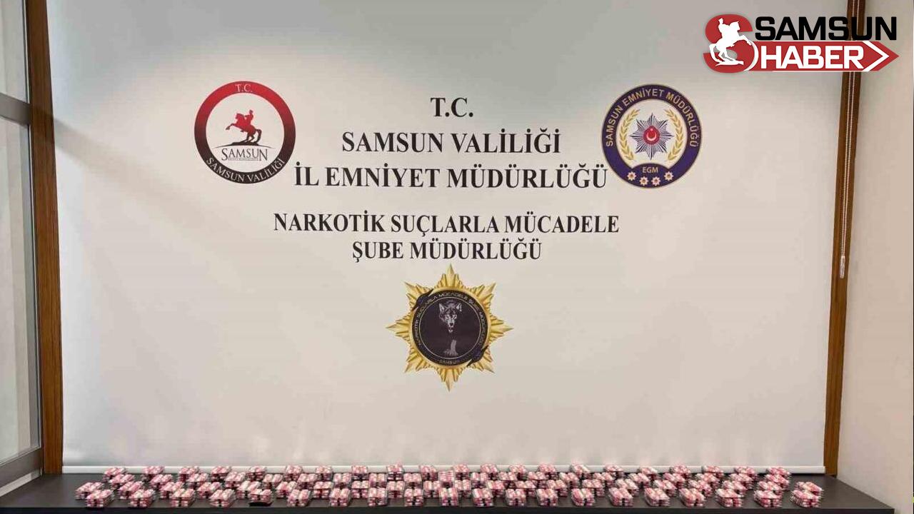 Samsun'da 6 Bin 170 Sentetik Hap Ele Geçirildi