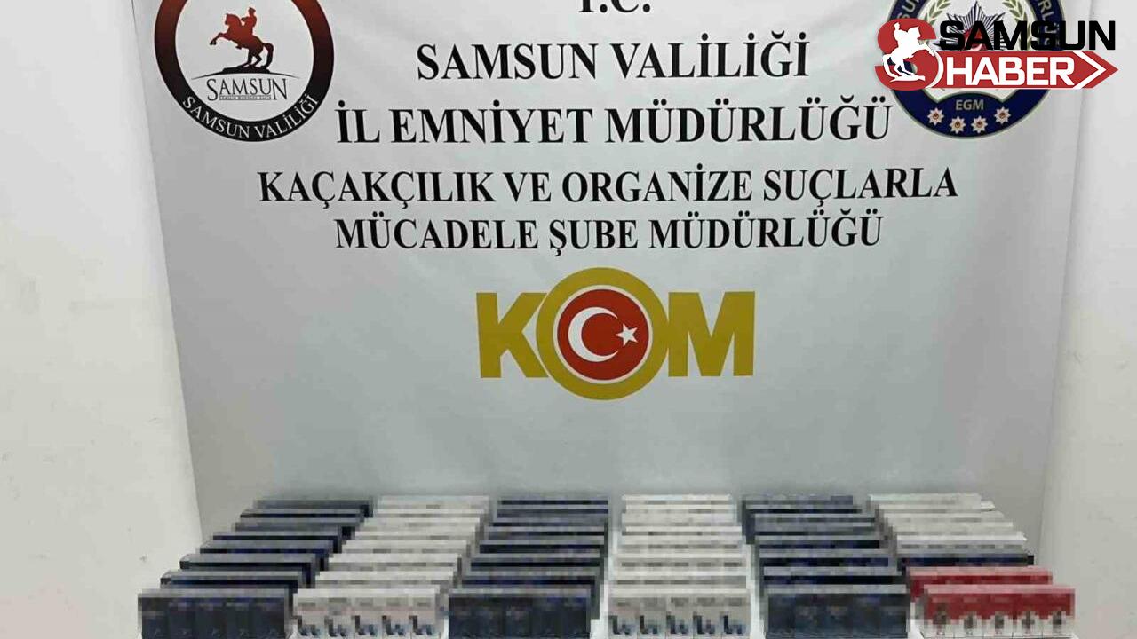 Samsun'da Kaçak Sigara Operasyonu: 1 Gözaltı
