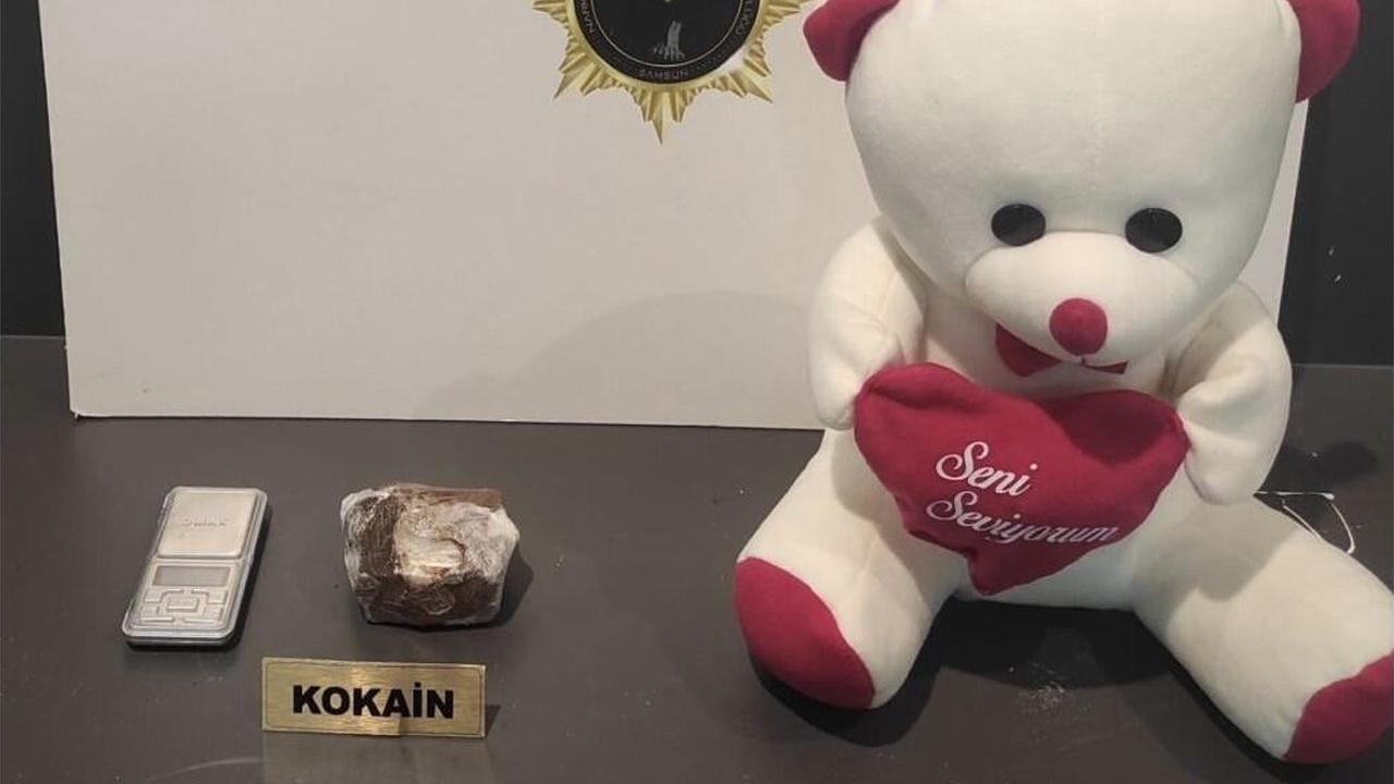 Samsun'da Oyuncak Ayı Operasyonu, 150 Gram Kokain Ele Geçirildi