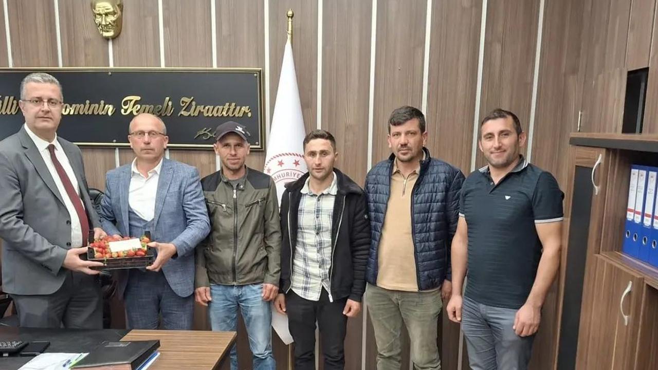 ÜRETİCİLERDEN İL TARIM MÜDÜRÜNE ZİYARET