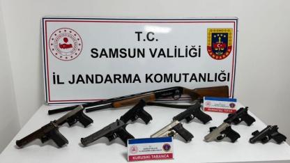 Vezirköprü'de Sosyal Medya Operasyonu, Silahla Ateş Eden 10 Kişi Yakalandı