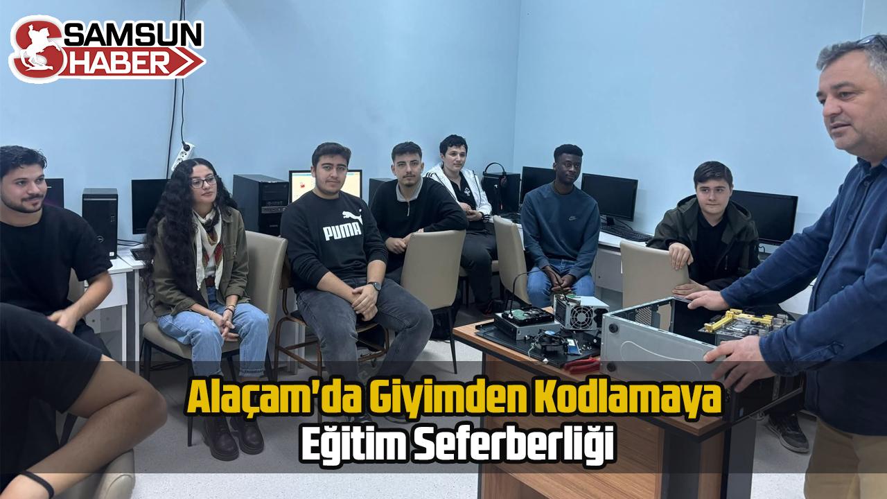 Alaçam'da Giyimden Kodlamaya Eğitim Seferberliği