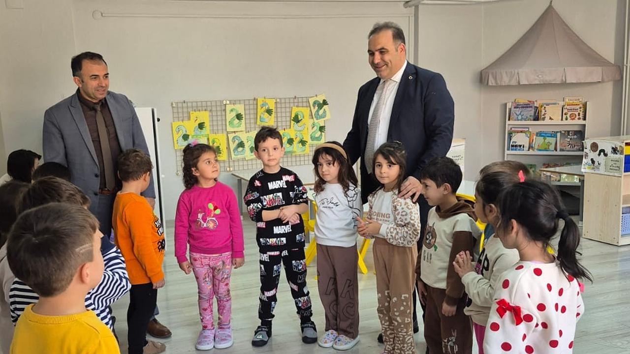 Kavak'ta Anaokulu Ziyareti, Eğitim Ortamları İncelendi