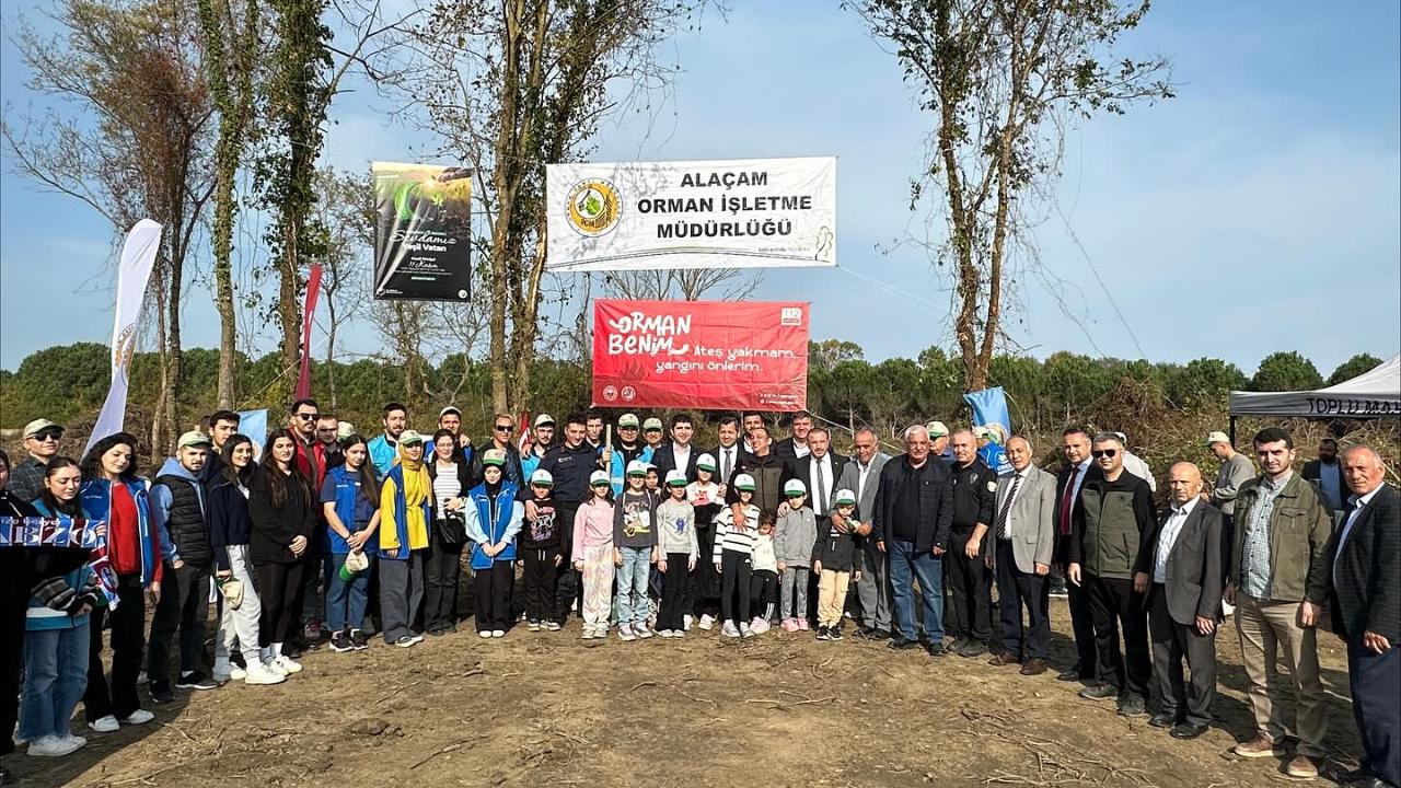 MİLLİ AĞAÇLANDIRMA GÜNÜNDE FİDANLAR TOPRAKLA BULUŞTU