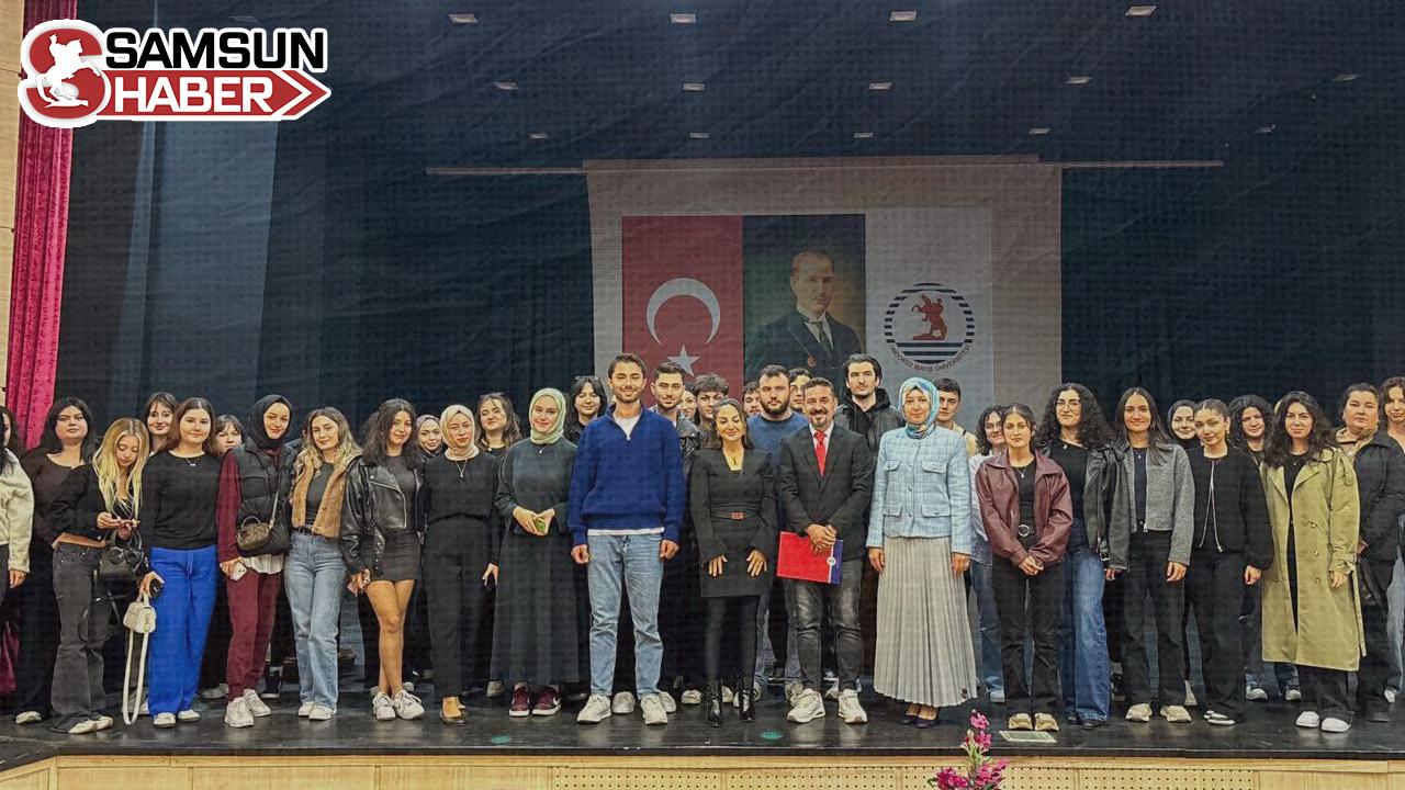 OMÜ'de Gazeteci İlyas Gün'den Öğrencilere Altın Tavsiyeler