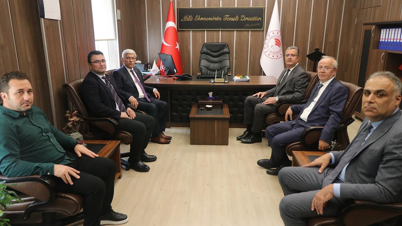 Samsun Tarım Müdürü'ne Veteriner Hekimlerden Ziyaret