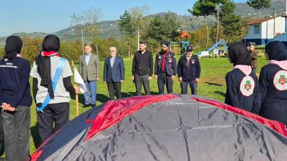 Samsun'da "İzciler Peygamberimizin İzinde" Kampı