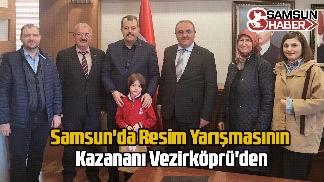 Samsun'da Resim Yarışmasının Kazananı Vezirköprü'den