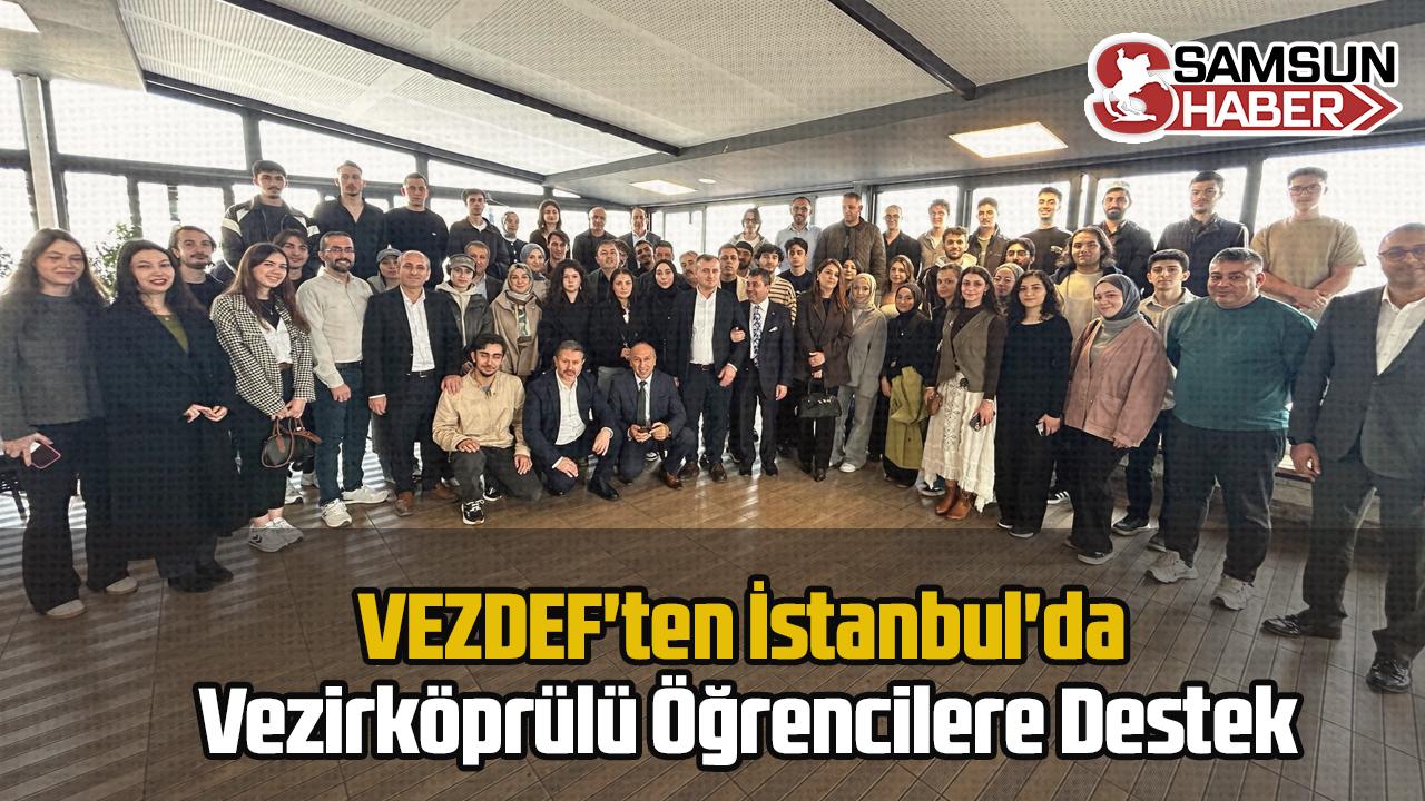 VEZDEF'ten İstanbul'da Vezirköprülü Öğrencilere Destek