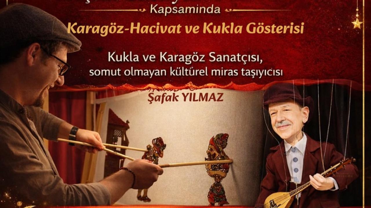 Alaçam Belediyesi’nden Çocuklara Özel Hacivat-Karagöz Etkinliği